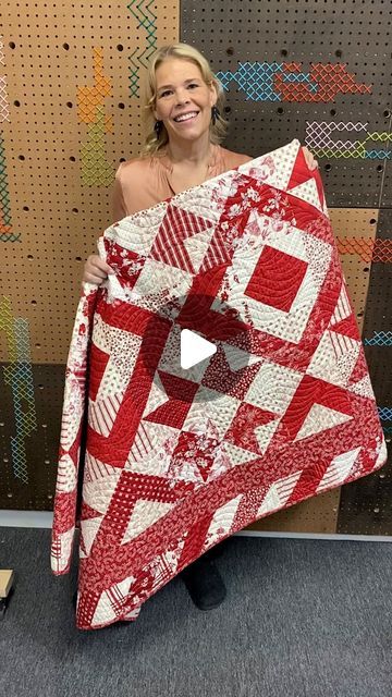 Missouri Star Quilt Company on Instagram: "This week, Natalie is teaching you how to stitch up one of your own Half-Square Triangle Surprise quilts! How gorgeous is that pattern? We can’t wait for you to see it! Tune in to our YouTube channel this Friday to watch how it’s done." Missouri Star Quilt Company Tutorials, Missouri Star Quilt Tutorials, How To Stitch, Layer Cake Quilts, Missouri Star Quilt Company, Half Square Triangle, Missouri Star Quilt, Quilt Tutorials, Star Quilt