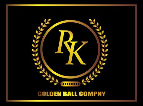 R.k golden logo K R Logo, Rk Logo Design Letter, Ramadan Gif, Rk Logo, Logo Font Design, Photography Logo Hd, Rb Logo, Disco Background, Couple Initials