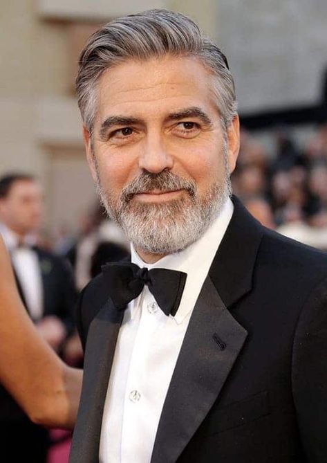 25 Grey Hairstyles for Men Over 60 Years Old – HairstyleCamp George Clooney Haircut, Older Men Haircuts, Hipster Haircut, Older Mens Hairstyles, Haircut Images, Grey Hair Men, Men With Grey Hair, Jackie Brown, Over 60 Hairstyles