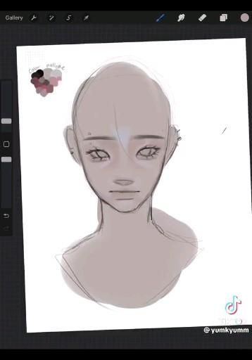 Lighting Examples Drawing, Jelly Art Style Hair Tutorial, Pinterest Poses Drawing, Manga Style Tutorial, Render Art Tutorial, How To Shade A Face Drawing Step By Step, Rendering Faces Digital Tutorial, Purikaaaa Art, How To Render A Face