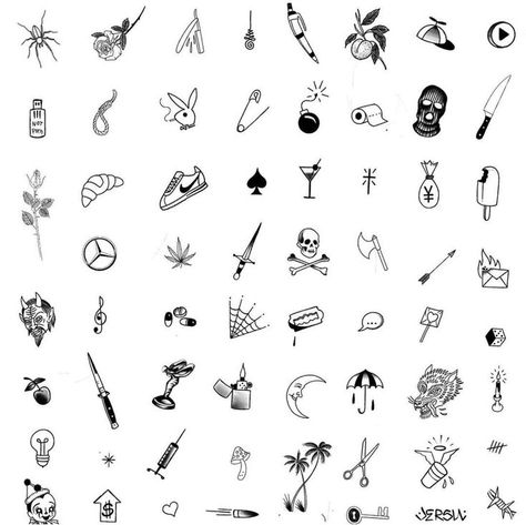 Finger Tattoo Flash, Stick Poke Tattoo, Finger Tats, Stick N Poke, Art Design Ideas, Stick N Poke Tattoo, Flash Sheet, Tattoo Flash Sheet, Flash Tattoos