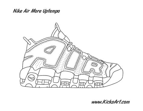 Inspirational Wrist Tattoos, Nike Tattoo, Shoe Drawings, Drawings To Trace, Sneakers Sketch, Sneakers Drawing, Basket Drawing, Doodle Art Journals, Adult Coloring Designs