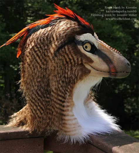 Amazing Raptor Head! Raptor Fursona, Dinosaur Fursuit, Raptor Fursuit, Dino Fursuit, Realistic Fursuit, Fursuit Ideas, Fur Suit, Navy Art, Fursuit Head