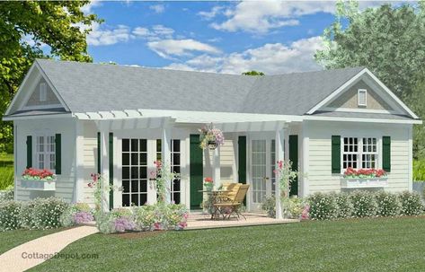 Product Slider Victorian Cottage Plans, Grandma Pods, Granny Pods Floor Plans, Backyard Bedroom, Cottage Layout, Mother In Law Cottage, Granny Pods, Granny House, In Law House