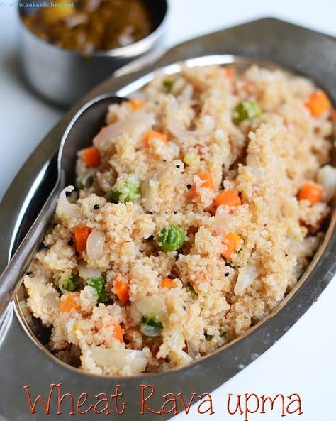 Rava Upma Recipe, Rava Upma, Podi Recipe, South Indian Breakfast Recipes, Breakfast Pictures, Upma Recipe, Urad Dal, Dosa Recipe, Filling Breakfast