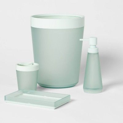 Mint Bath Collection - Room Essentials™ : Target Mint Green Bathroom Ideas, Interiors 2024, Mint Green Bathrooms, Mint Green Decor, Brick Tudor, Mint Green Rooms, Target Bathroom, Spa Inspired Bathrooms, Florida Apartment