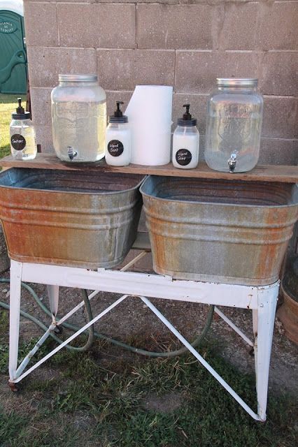 Barbecue Wedding, Crawfish Party, Backyard Movie Party, Crawfish Boil Party, Backyard Graduation Party, Hand Washing Station, Barn Parties, I Do Bbq, Backyard Movie