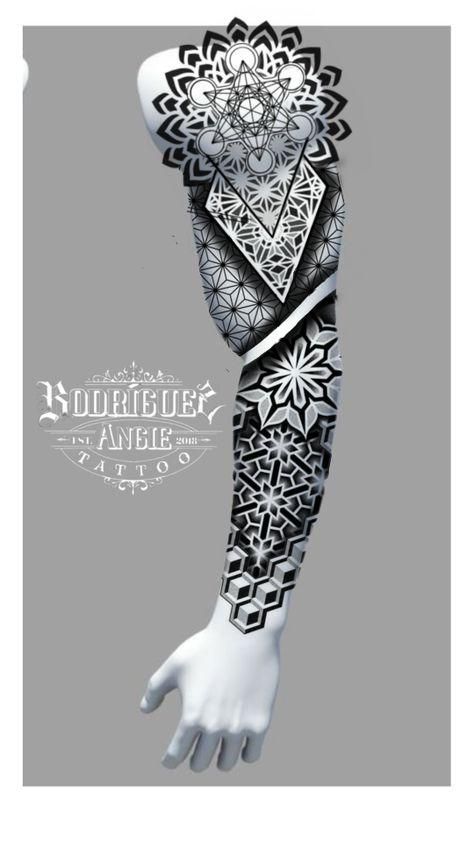 Mandala Tattoo Designs For Women, Geometric Shapes Tattoo Design, Geometric Tattoo Sleeve Designs Stencil, Mandala Tattoos Mens, Geometric Tattoo Sleeve Designs Men, Geometric Tattoo Men Sleeve, Geometric Sleeve Tattoos Mens Arm, Mens Geometric Tattoo, Geometric Tattoo Designs Men Arm