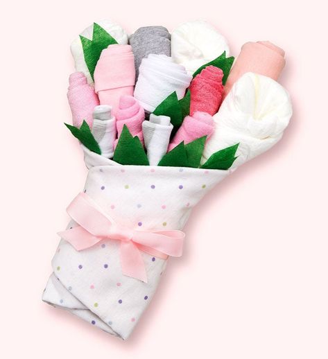 Diaper bouquet diy