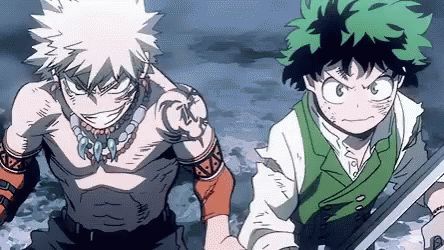 Izuku Bakugou GIF - Izuku Bakugou - Discover & Share GIFs Fantasy Au, Anime Reviews, My Hero Academia Memes, Buko No Hero Academia, Anime Screenshots, One Shot, Izuku Midoriya, My Hero, Boku No Hero Academia