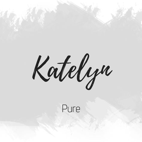 Kate Name Meaning, Kaitlyn Aesthetic, Kaitlyn Core, Wolf Oc, Female Character Names, Rare Baby Names, Unique Girl Names, Character Prompts, Meaningful Names