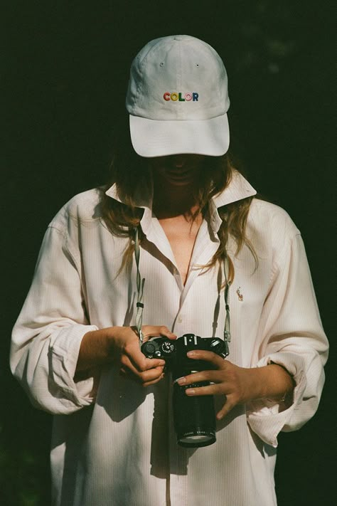 True Best Friend, Photographer Outfit, Film Camera Photography, Lack Of Color, Self Portrait Photography, Essential Wardrobe, Trials And Tribulations, Female Photographers, Photographer Branding