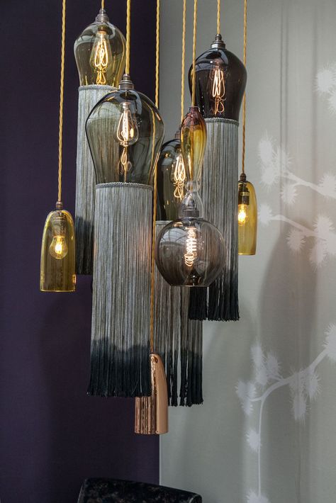 Tiger Lily pendant lamps from curiousa - Home Decorating Trends - Homedit London Design Festival, Deco Luminaire, Rustic Lamps, Rustic Lighting, Luxury House Designs, Diy Desk, The Ceiling, Lighting Inspiration, Diy Lighting