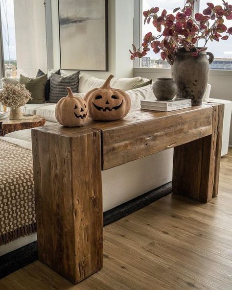 Ubud Console, Fall Console Table Decor, Console Table Decor, Cheap Fall Decor, Traditions Around The World, Console Table Decorating, Cheap Fall, Fall Decoration, Fall Home