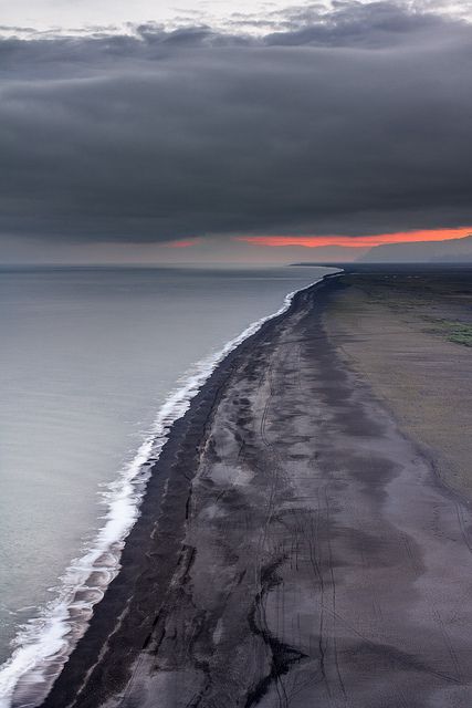 Sun Sets, Sand And Water, Iceland Travel, Black Sand, Reykjavik, Beautiful World, Beautiful Landscapes, Wonders Of The World, Iceland