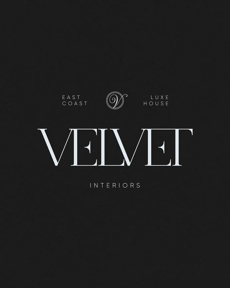 Velvet Interiors - Luxury Brand Pattern & Logo Suite including a bespoke handwritten submark logo design. ✨ We create elegant and luxurious branding for startups, businesses and personal brands who aspire to have a memorable brand identity. Order your branding via the link in bio or email us: info@riary.com to discuss your project! #brandingdesign #brandingstudio #logoideas #customlogo #modernbranding #logotype #logobranding #smallbusinessbranding #logoinspiration #premadelogo #digitalbran... Luxury Car Brands Logo, Elegant Font Logo, Luxurious Logo Design, Luxury Fonts Branding, Luxury Brand Pattern, Luxury Logo Inspiration, Luxurious Branding, Elegant Brand Identity, Luxe Branding