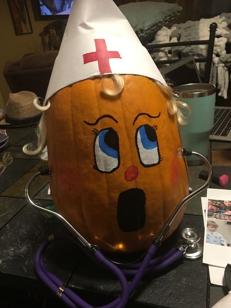 Surgical Pumpkin Decorating, Pumpkin Carving Ideas Medical Theme, Pumpkin Decorating Hospital, Nurse Pumpkin Decorating Contest, Hospital Themed Pumpkins, Pumpkin Decorating Medical Theme, Medical Themed Pumpkin Decorating, Medical Pumpkin Decorating, Nursing Pumpkin Decorating