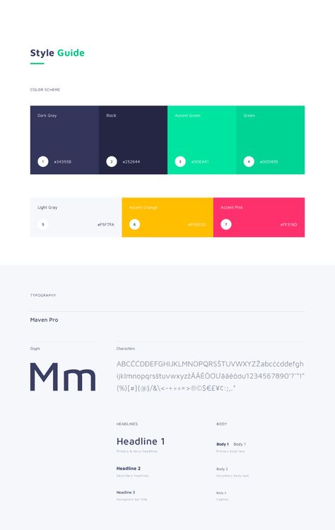 Brand Guidelines Design, Be Design, Style Guide Design, Web Colors, Color Design Inspiration, Web Design Studio, Portfolio Web Design, Web Design Tips, Brand Guide