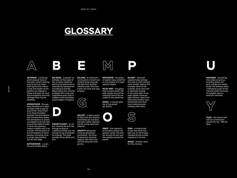 Glossary space book by Anna Kuts on Dribbble Infographic Design Layout, Space Books, Creative Infographic, Layout Template, Infographic Templates, Data Visualization, Digital Graphics, Infographic Design, Editorial Design