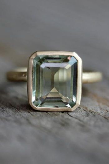 Green Amythest Ring, Green Amythest Engagement Ring, Green Amethyst Engagement Ring, Green Amethyst Jewelry, Amethyst Jewellery, Gift Ideas Jewelry, Prasiolite Ring, Engagement Ring Emerald Cut, Engagement Ring Emerald