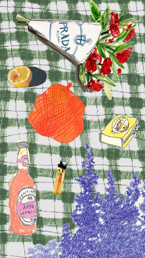 Summer Art Wallpaper, Picnic Background Wallpaper, Art Picnic Aesthetic, Ipad Wallpaper Lockscreen, Picnic Doodle, Picnic Pattern Wallpaper, Picnic Wallpaper, Picnic Art Illustration, Cute Picnic Illustration