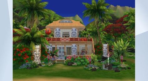 Check out this lot in The Sims 4 Gallery! -  History and Mystery #library in #Sulani has the best internet connection in and around the Islands. If your lucky you will see and chat with the Island spirits that have been seen here.  Find out about history, mystery`s  and local folk tales. This is a teen neighborhood for hanging with friends.  #IslandLiving #tropical #gothkittymimi #EAGameChanger     This lot was  made on the tangled flat lot. i used bb.moveobjects Sims 4 Gallery, About History, Hanging With Friends, Mystery Of History, Island Living, Internet Connection, Lucky You, Folk Tales, A Teen