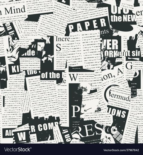 Collage Newspaper, Newspaper Background, Pattern Collage, Crown Tattoo Design, Newspaper Clippings, Newspaper Design, Hipster Wallpaper, Font Graphic, News Paper