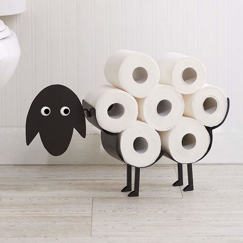 Toilet Roll Holder Black, Kon Mari, Downstairs Wc, Loo Roll Holders, Toilette Design, Small Toilet Room, Tissue Storage, Growth Motivation, Flat Decor