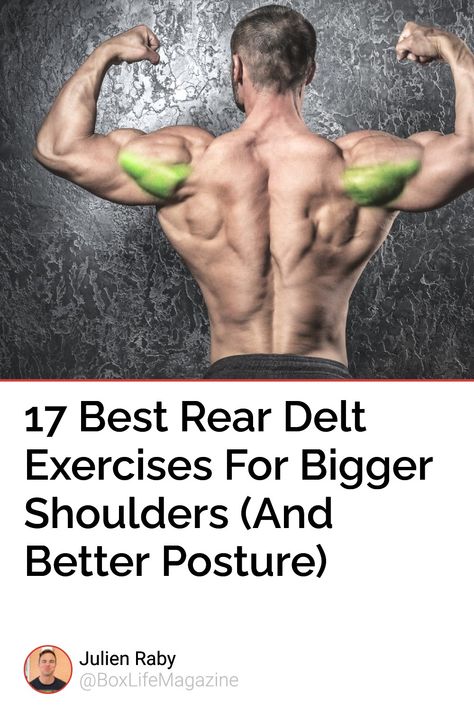 Training your rear deltoids is more important than you might think. I'll show you how strengthening these muscles can make your shoulders healthier and more stable. Best Rear Delt Exercises, Anterior Deltoid Exercises, Rear Deltoid Exercises Dumbell, Deltoid Workout Men, Rear Shoulder Workout, Posterior Deltoid Exercises, Rear Deltoid Exercises, Deltoid Exercises, Delt Exercises