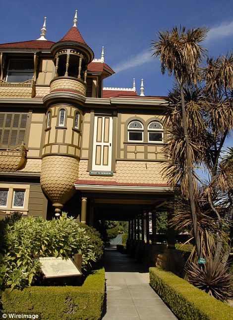 For the 38 years that the house was under construction, it cost an estimated $5 million (a... Haunted House Stories, Paranormal Aesthetic, Winchester House, Ghost Hunting Equipment, Winchester Mystery House, Mystery House, Haunted History, House Door, Helen Mirren