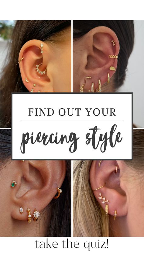 Where To Pierce Your Ear, Ear Mapping Ideas, Earing Arrangements On Ear, Ear Piercing Ideas Both Sides Simple, Cartalige Ear Piercing Ideas, Ear Curation Both Ears, Ear Party Inspiration, Ear Stacking Ideas Both Ears, Right And Left Ear Piercings