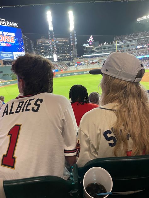 Stadium Pics, Braves Game, Pretty Mess, Atlanta Braves Baseball, Chiefs Game, Braves Baseball, Baseball Stadium, Mlb Teams, Fit Inspo