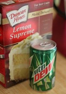 Mountain Dew Cake.  I have had this before.  It is YUMO! Mt Dew Cake, Easy Lemon Bundt Cake Recipe, Sugarless Desserts, Dew Cake, Mountain Dew Cake, Lemon Bundt Cake Recipe, Splenda Recipes, Fabulous Desserts, Cookies And Cups