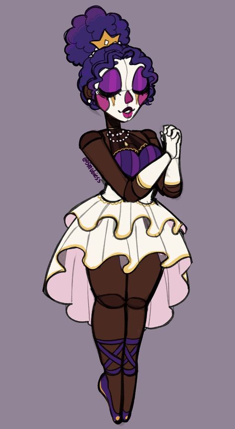 Fnaf Oc Animatronic Girl, Ballora Redesign, Fnaf Ballora Fanart, Fnaf Art Ideas, Five Nights At Freddy's Oc, Fnaf Animatronic Oc, Ballora Fnaf Fanart, Ballora Fanart, Fnaf Security Breach Oc