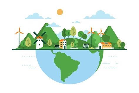 Flat design world habitat day | Free Vector #Freepik #freevector #design #city #nature #world World Habitat Day Poster, World Habitat Day, Renewable Energy Design, Planet Concept, World Environment Day Posters, Environmental Posters, City Nature, Design City, Blue Butterfly Wallpaper