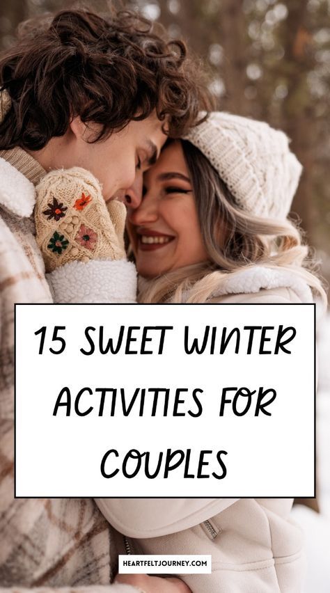 #activities, #winteractivities, #fun, #inspiration Couples Winter Bucket List, Things To Do In Winter With Boyfriend, Winter Activities For Couples, Winter Couple Activities, Things To Do In The Winter, Winter Things To Do, Winter Ideas Activities, Fun Things To Do With Boyfriend, Winter Bucket List For Couples