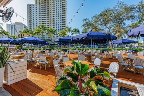 The Ten Best Fort Lauderdale Restaurants for Outdoor Dining Best Restaurants In Fort Lauderdale, Fort Lauderdale Restaurants With A View, Fort Lauderdale Outfits, Fort Lauderdale Florida Restaurants, Fort Lauderdale Restaurants, April Vacation, Fort Lauderdale Airport, Downtown Fort Lauderdale, Restaurants Outdoor Seating