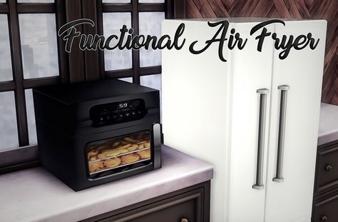 Functional Air Fryer Sims 4 Cheats, Sims 4 Kitchen, Sims 4 Challenges, Sims 4 Traits, Sims 4 Cas Mods, Sims 4 Family, Play Sims 4, The Sims 4 Pc, Sims 4 Clutter