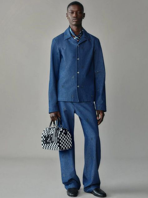 CHEIKH DIAKHATE | The Society Resort 2025, Native Wears, Souvenir Jacket, Sneakers Patterns, Fashion Aesthetics, Spring Street Style, Pharrell Williams, Menswear Collection, Shearling Jacket