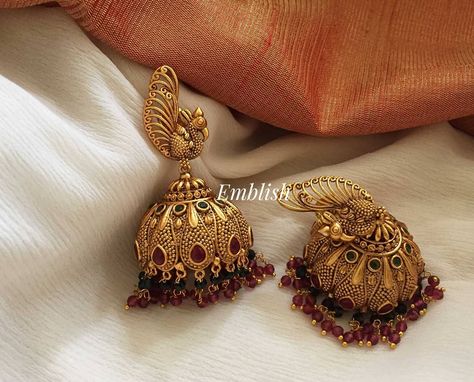 Iconic Earrings Designs To Pair Up With Ethnic Outfits!! • South India Jewels