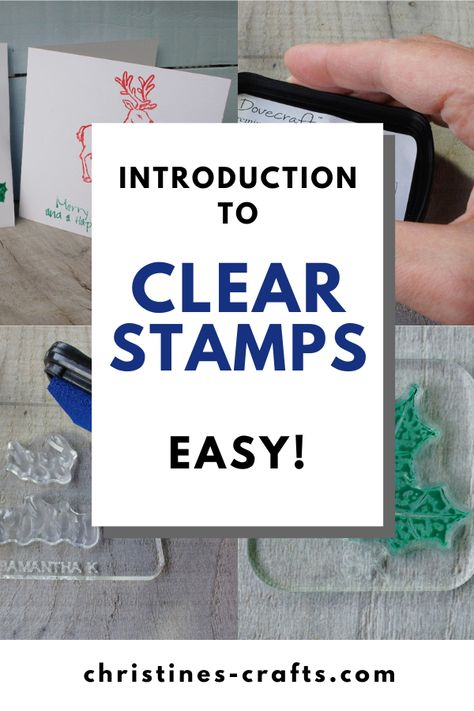 Rubber Stamp Crafts Projects Ideas, How To Use Rubber Stamps, Clear Stamps How To Use, How To Use Clear Stamps, Ink Stamping Ideas, Clear Stamps Ideas, Rubber Stamp Card Ideas, Diy Stamps Homemade, Stamp Art Ideas