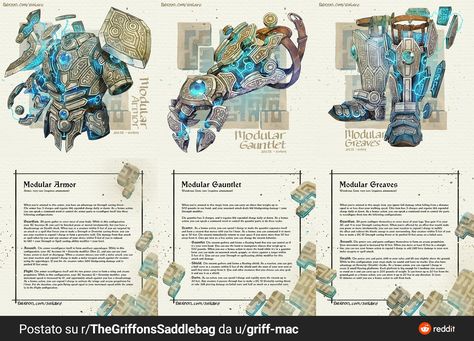 Homebrew Magic Items 5e Artificer, Artificer Items 5e, Magitech Items, Artificer Magic Items, Sinlaire Art, Fantasy Magic Item Art, Homebrew Magic Items 5e, D&d Magic Items, Magic Item Art