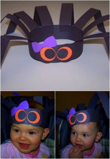 Easy Halloween Crafts For Kids, Bricolage Halloween, Halloween Crafts Preschool, Spider Costume, Spider Crafts, Halloween Crafts For Toddlers, Fun Halloween Crafts, Halloween Arts And Crafts, Halloween Preschool