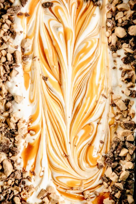 Caramel Sauce Condensed Milk, Toffee Ice Cream, Churn Ice Cream, Brioche French Toast, Caramel Toffee, Medal Ribbon, Caramel Ice Cream, English Toffee, Homemade Caramel Sauce