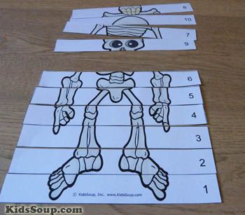 My Skeleton Preschool, Bones For Preschoolers, Axial Skeleton Craft, Skeleton Math Activities, Bones Activity For Preschool, Prek Skeleton Activities, Bones Activities For Preschool, Dem Bones Activities, Funny Bones Activities