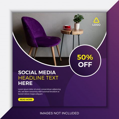 Easy Social Media Posts, Vector Social Media Post, Social Media Post Background, Social Media Post Design Ideas, Canva Posters, Graphic Design Activities, Furniture Post, Instagram Post Design, Facebook Post Design