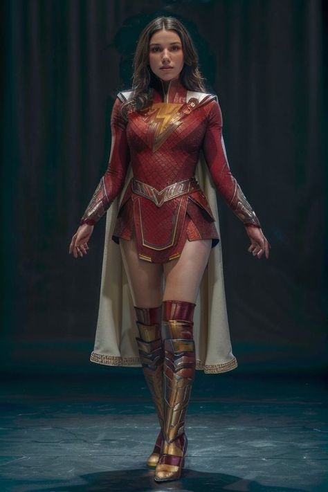 Shazam Family, Grace Caroline, Shazam Movie, Mary Marvel, League Art, Marvel Family, Captain Marvel Shazam, Batman Armor, Comic Villains