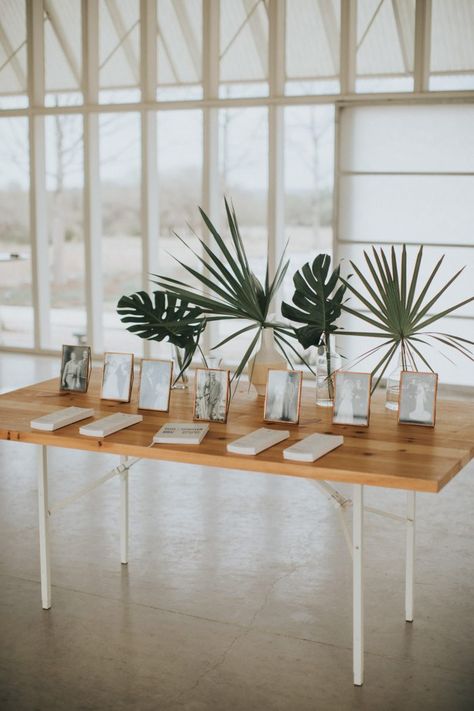 Minimalist Tropical Prospect House Wedding in the Texas Hill Country | Junebug Weddings Minimalistic Photography, Prospect House, House Image, Rustic Wedding Decorations, Modern Wedding Decor, Wedding Invitations Online, Beach Wedding Decorations, Modern Tropical, Hill House