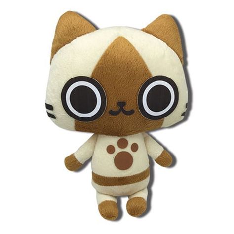 Monster Hunter Plush, Airou Cat, Monster Hunter Games, Ios Themes, Monster Hunter Series, Hunter Art, Cat Species, Hunter Fan, Hello Kitty Items