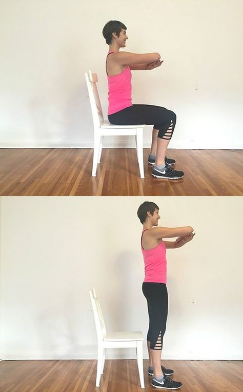 chair squats Chair Squats, Female Fit Body, Bum Workout, Leg Exercises, Bag Chairs, Chair Exercises, Pilates Instructor, Thigh Exercises, Workout Moves